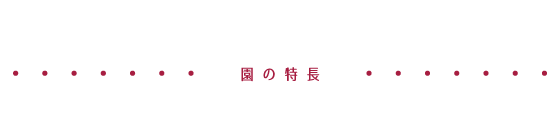 園の特徴