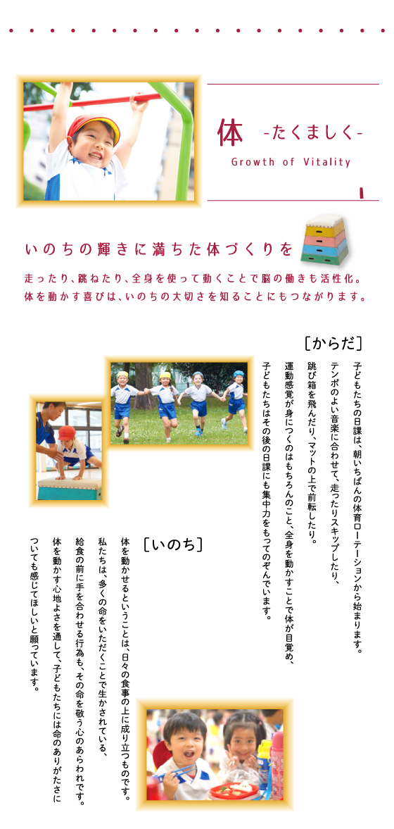 体 -たくましく-